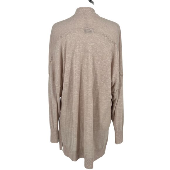 Nine West Open Front Cardigan Beige Lightweight Knit Size 1X - Picture 7 of 11
